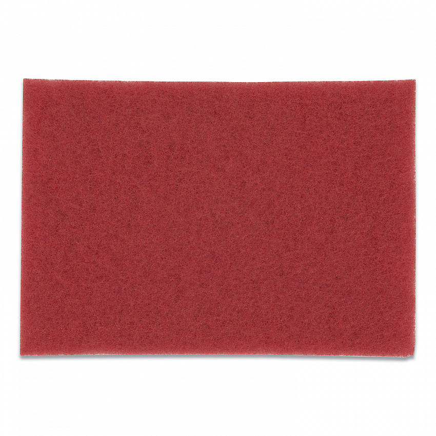 Low-Speed Buffer Floor Pads 5100, 20 x 14, Red, 10/Carton (59258)