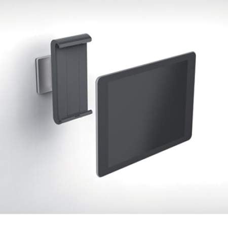 Durable Wall-Mounted Tablet Holder, Silver/Charcoal Gray (893323)