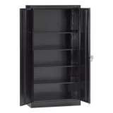 Tennsco 72" High Standard Cabinet (Assembled), 30 x 15 x 72, Black (7215BLK)