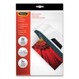 Fellowes Laminating Pouches, 5 mil, 4.5" x 6.25", Gloss Clear, 20/Pack (52010)