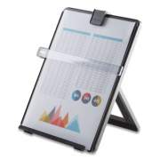 Fellowes Non-Magnetic Letter-Size Desktop Copyholder, 125 Sheet Capacity, Plastic, Black (21106)