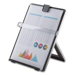 Fellowes Non-Magnetic Letter-Size Desktop Copyholder, 125 Sheet Capacity, Plastic, Black (21106)