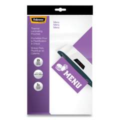 Fellowes Laminating Pouches, 3 mil, 12" x 18", Gloss Clear, 25/Pack (52011)