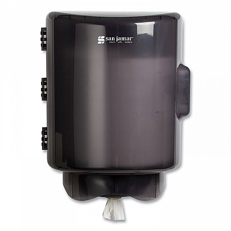 Adjustable Center Pull Towel Dispenser, 10.75 x 10.25 x 13.25, Black Pearl (T420TBK)