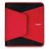 Five Star Tech Zipper Binder, 3 Rings, 1.5" Capacity, 11 x 8.5, Red/Black Accents (204079)