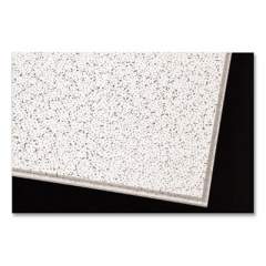 Armstrong Cortega Ceiling Tiles, Non-Directional, Angled Tegular (0.94"), 24" x 24" x 0.63", White, 16/Carton (704A)