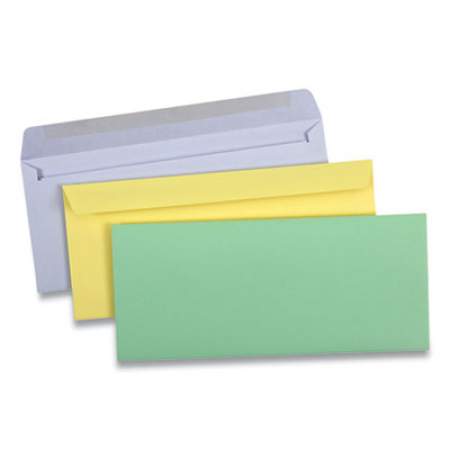 Ampad #10 Envelopes, Square Flap, Gummed Closure, Assorted Pastel Colors, 18/Pack (2274052)
