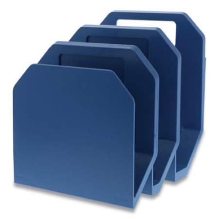 Bostitch Konnect File Organizer, 3 Sections, Letter Size Files, 7.25 x 4 x 9.25, Blue (KT3FOLDERBL)