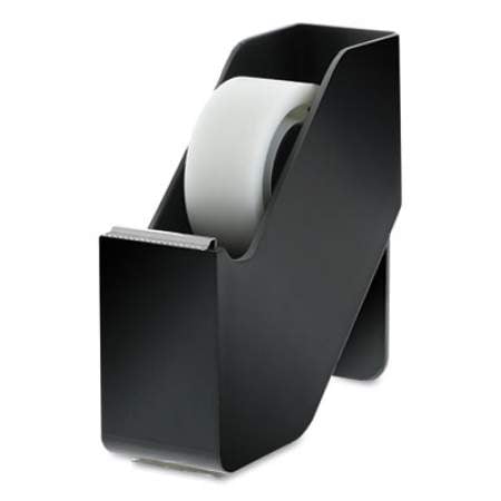 Bostitch Konnect Slim-Design Tabletop Tape Dispenser, Plus One Roll of 0.75" x 1000" Tape, 1" Core, Plastic, Black (24340004)