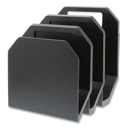 Bostitch Konnect File Organizer, 3 Sections, Letter Size Files, 7.25 x 4 x 9.25, Black (24340005)