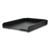 Bostitch Konnect Stackable Letter Tray, 1 Section, Letter Size Files, 10.13 x 12.25 x 1.63, Black (24357581)