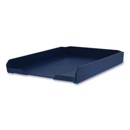 Bostitch Konnect Stackable Letter Tray, 1 Section, Letter Size Files, 10.13 x 12.25 x 1.63, Blue (24357590)