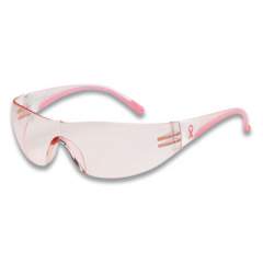 Bouton Eva Optical Safety Glasses, Anti-Scratch, Pink Lens, Pink/Clear Frame (176856)
