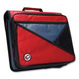 Case it Universal Zipper Binder, 3 Rings, 2" Capacity, 11 x 8.5, Red/Gray Accents (271291)