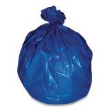 Coastwide Professional High-Density Can Liners, 30 gal, 14 mic, 30.5" x 43", Blue, 250/Carton (342593)