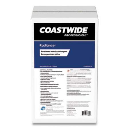 Coastwide Professional Radiance Powdered Laundry Detergent, Citrus Violet Scent, 50 lb Box (665223)