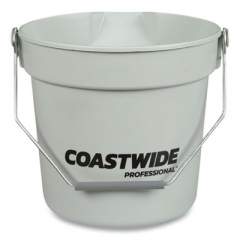 Coastwide Professional Plastic Bucket, 10 qt, Gray (24418766)