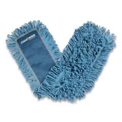 Coastwide Professional Looped-End Dust Mop Head, Cotton, 36 x 5, Blue (24418773)