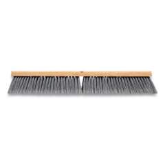 Coastwide Professional Polypropylene Push Broom Head, 24", Gray (24420778)