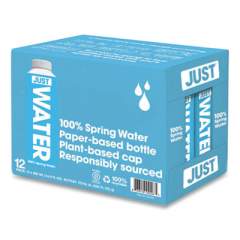 Just Water Spring Water, 16.9 oz, 12/Carton (24414157)