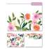 Eccolo Fashion File Folders, 1/3-Cut Tabs, Letter Size, Floral Assortment, 9/Pack (2692670)