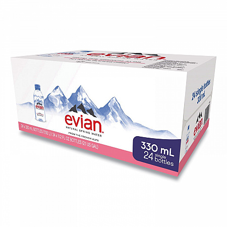 Natural Spring Water, 11.2 oz Bottle, 24/Carton (EVI11201)
