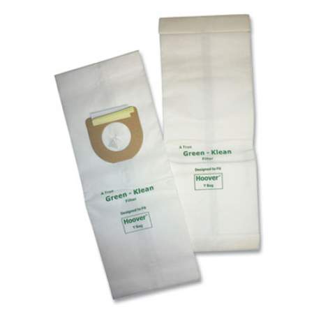 Green Klean Replacement Vacuum Bags, Fits Hoover/Pacific Steamex Scholar/Royal, 3/Pack (514129)