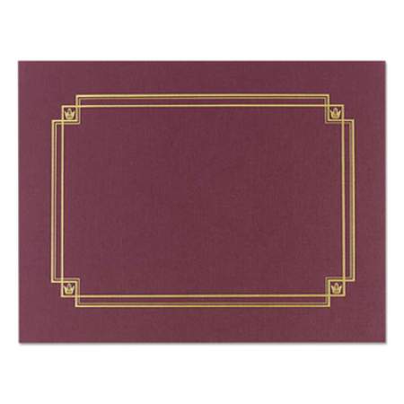Great Papers! Premium Textured Certificate Holder, 12.65 x 9.75, Burgundy, 3/Pack (414342)