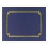 Great Papers! Premium Textured Certificate Holder, 12.65 x 9.75, Navy, 3/Pack (938903)