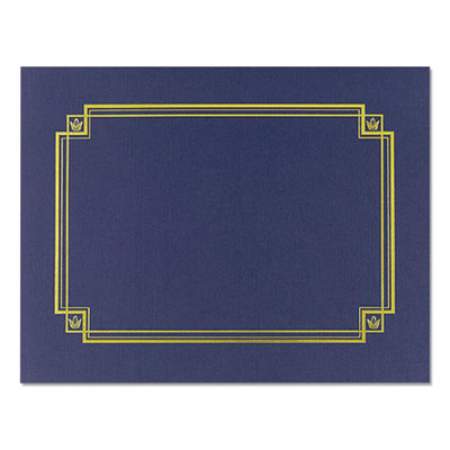 Great Papers! Premium Textured Certificate Holder, 12.65 x 9.75, Navy, 3/Pack (414343)