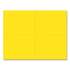 Great Papers! Printable Postcards, 110 lb, 5.5w x 4.25h, Bright Yellow, 4/Sheet, 200/Pack (415454)