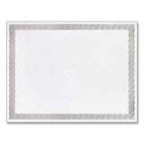Great Papers! Foil Border Certificates, 8.5 x 11, Ivory/Silver, Braided, 15/Pack (926454)