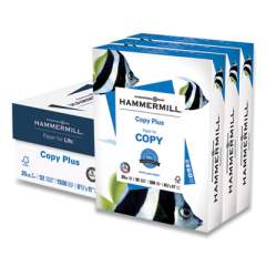 Hammermill Copy Plus Print Paper, 92 Bright, 20 lb, 8.5 x 11, White, 500 Sheets/Ream, 3 Reams/Carton (24422900)