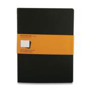 Moleskine Cahier Journal, 1 Subject, Narrow Rule, Black Cover, 9.75 x 7.5, 120 Sheets, 3/Pack (705014)