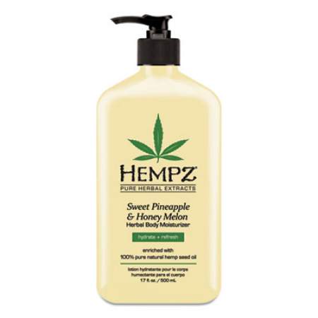 Hempz Sweet Pineapple and Honey Melon Herbal Body Moisturizer, 17 oz Pump Bottle (24393641)