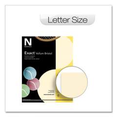 Neenah Paper Exact Vellum Bristol Cover Stock, 67 lb, 8.5 x 11, Ivory, 250/Pack (457777)