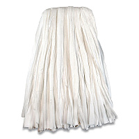 Edge Non-Woven Wet Mop Head, Rayon, #16, 1.5" Headband, White (BW816)