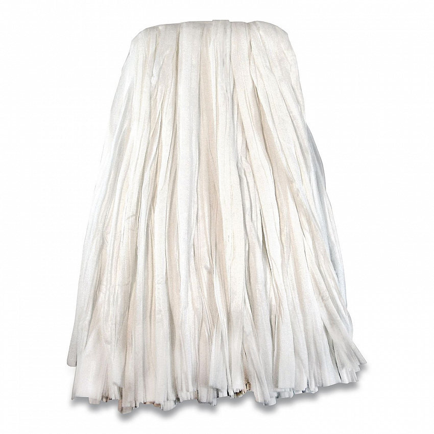 Edge Non-Woven Wet Mop Head, Rayon, #16, 1.5" Headband, White (BW816)