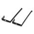 Officemate Partition Wall File Hangers, 1.37 x 3.5 x 7, Black, 2/Pack (21460)