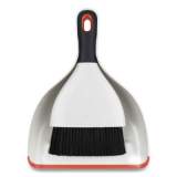 OXO Good Grips Dust Pan and Brush, 12 x 9, Plastic, White (683571)