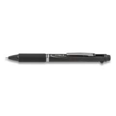 Pentel EnerGel 3 Multi-Color Gel Pen, Retractable, Fine 0.5 mm, Black/Blue/Red Ink, Gray Barrel (2722578)