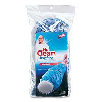 SuperMop with Magic Eraser Mop Refill, Cotton, Blue (446997)
