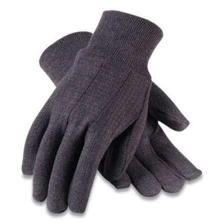 PIP Polyester/Cotton Jersey Gloves, Men's, Brown, 12 Pairs (177104)
