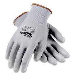 G-Tek GP Polyurethane-Coated Nylon Gloves, Large, Gray, 12 Pairs (179921)