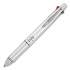 Pilot Dr. Grip 4 + 1 Multi-Color Ballpoint Pen/Pencil, Retractable, 0.7 mm Pen/0.5mm Pencil, Black/Blue/Green/Red Ink, White Barrel (36222)