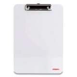 Poppin Plastic Clipboard, Holds 8.5 x 11 Sheets, White (100149)