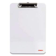 Poppin Plastic Clipboard, Holds 8.5 x 11 Sheets, White (570150)
