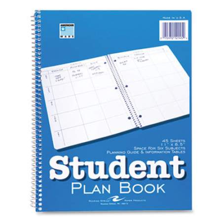 Roaring Spring Student Plan Book, 11 x 8.5, Blue/White (417175)