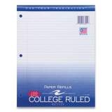 Roaring Spring Notebook Filler Paper, 3-Hole, 8.5 x 11, College Rule, 100/Pack (580509)