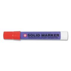 Sakura Solid Paint Marker, Bullet Tip, Red, Dozen (382041)
